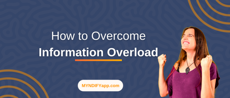 banner for "How to Overcome Information Overload"