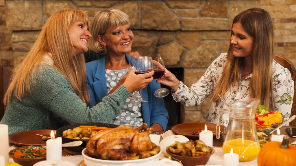 A mom being able to celebrate Thanksgiving, because she used the SMART plan.