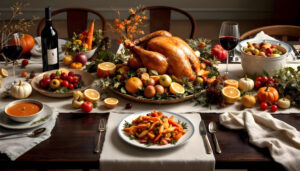 Thanksgiving shopping list.