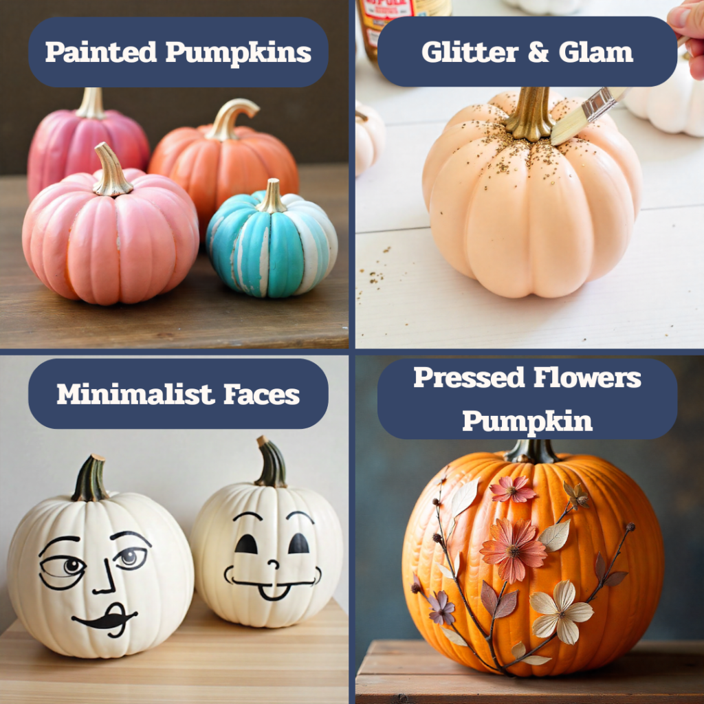 Four simple pumpkin decorating Ideas