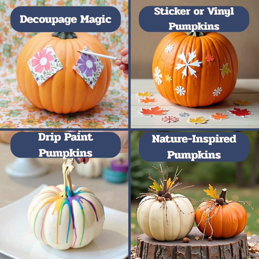 Another 4 pumpkin decorating ideas