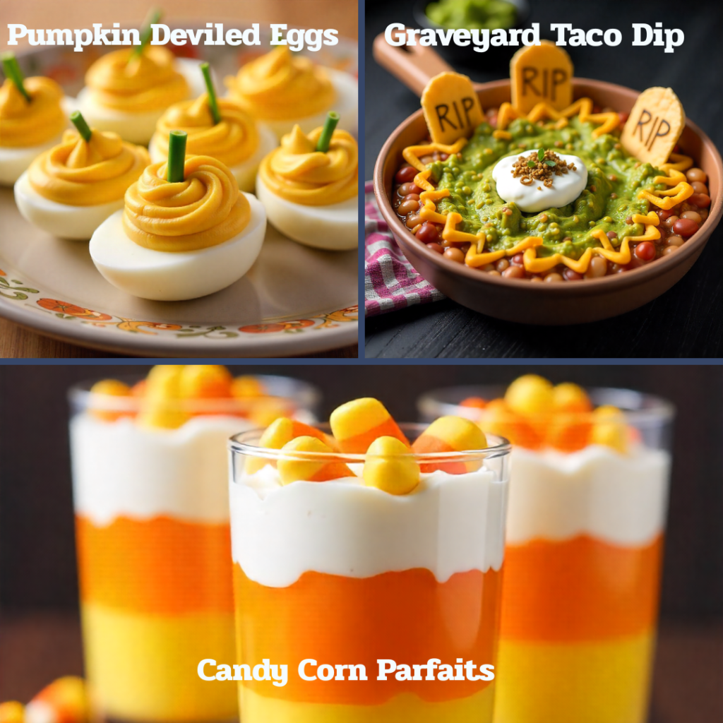 Three more Halloween food party ideas to make for your upcoming party.