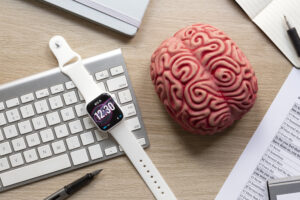 Tech tools surrounded by a second brain to depict the value of a digital second brain