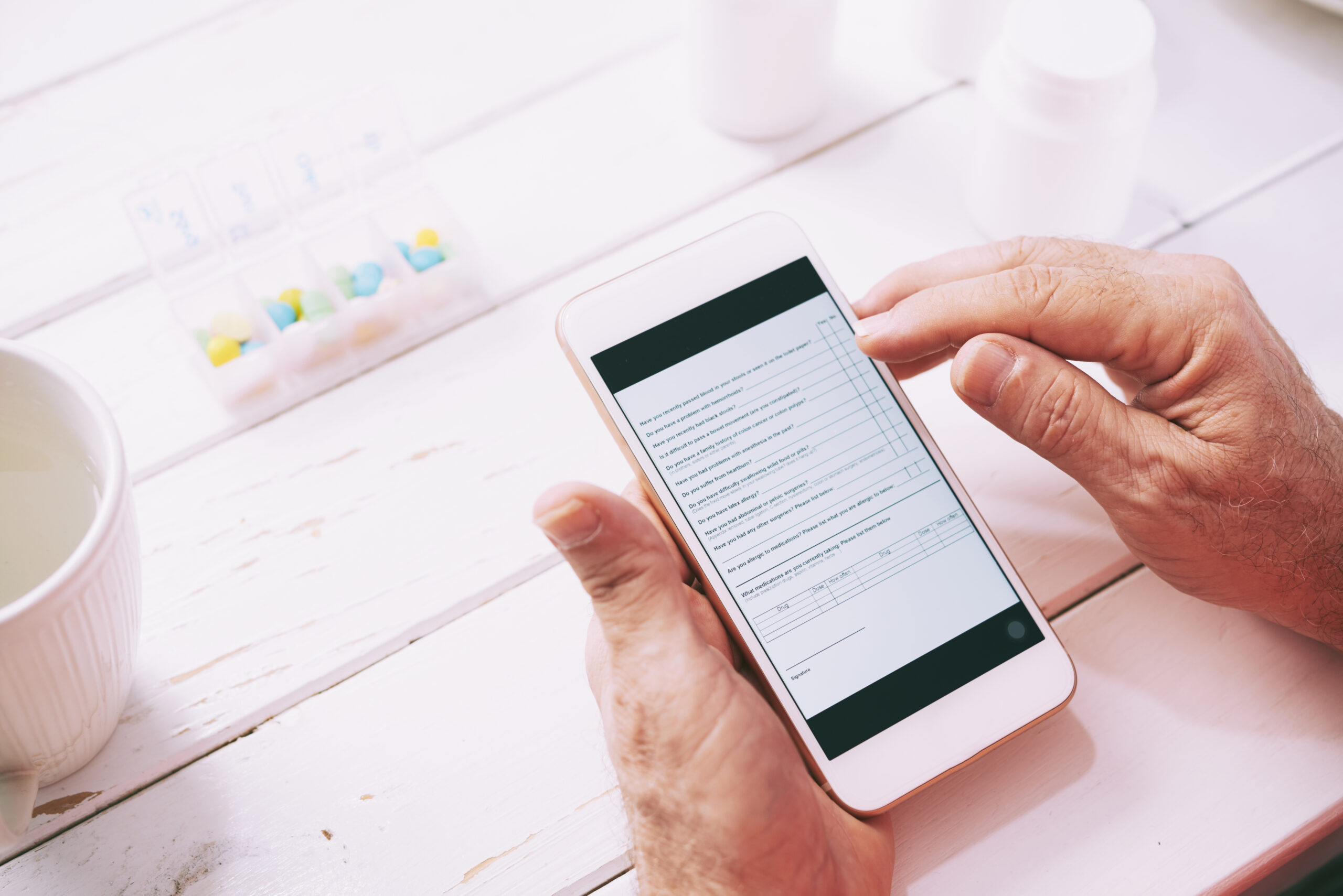 Using a memory support app to help balance things out.